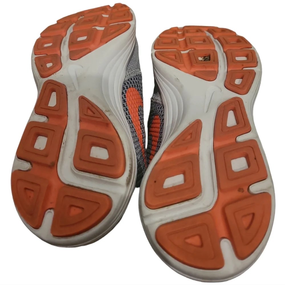 Nike Revolution 3 Running Womens Shoes 819303-002 Wolf Grey Hyper Orange…